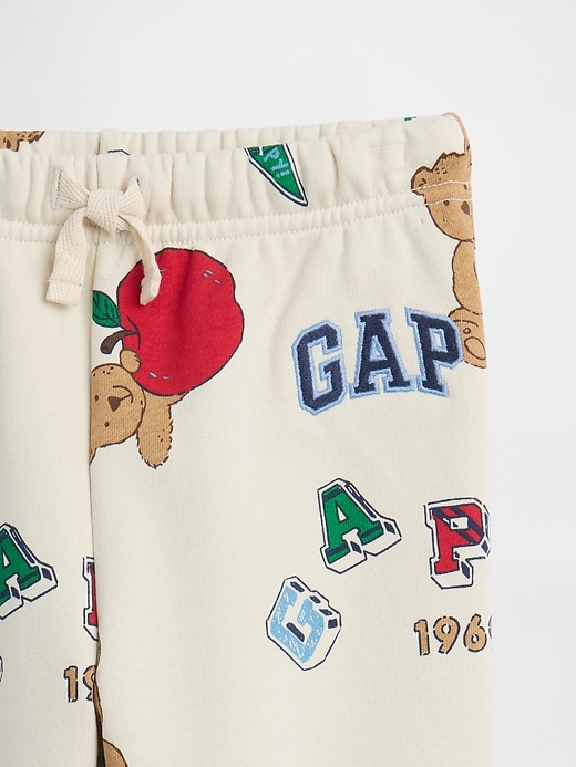 Image number 3 showing, babyGap Relaxed Pull-On Logo Joggers