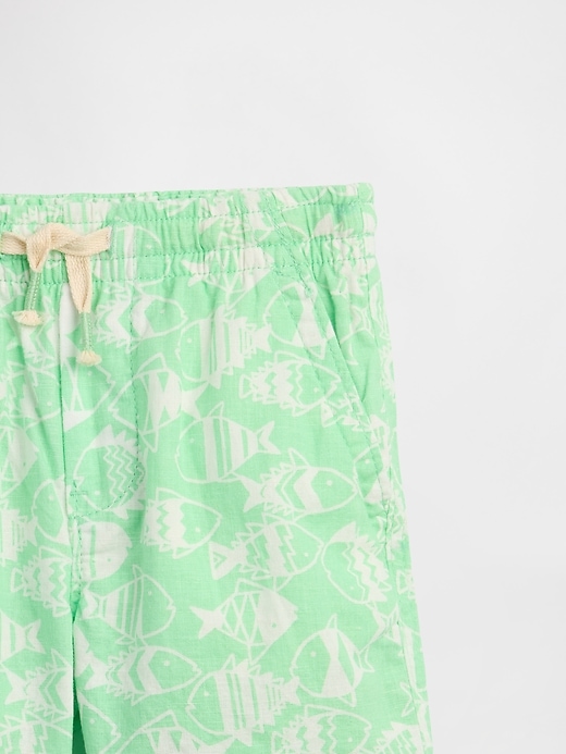 Image number 3 showing, babyGap Pull-On Linen-Blend Shorts
