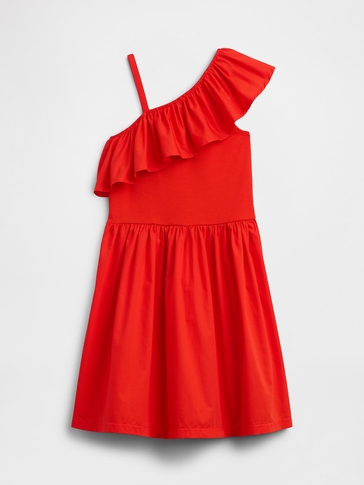 Image number 1 showing, Kids One-Shoulder Dress