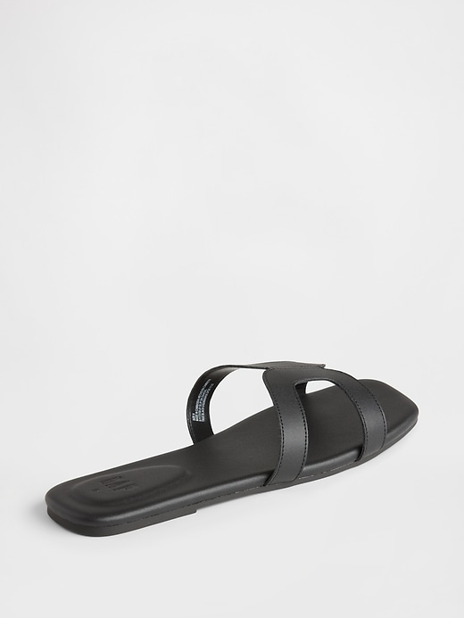 Image number 4 showing, Vegan-Leather Flip Flops