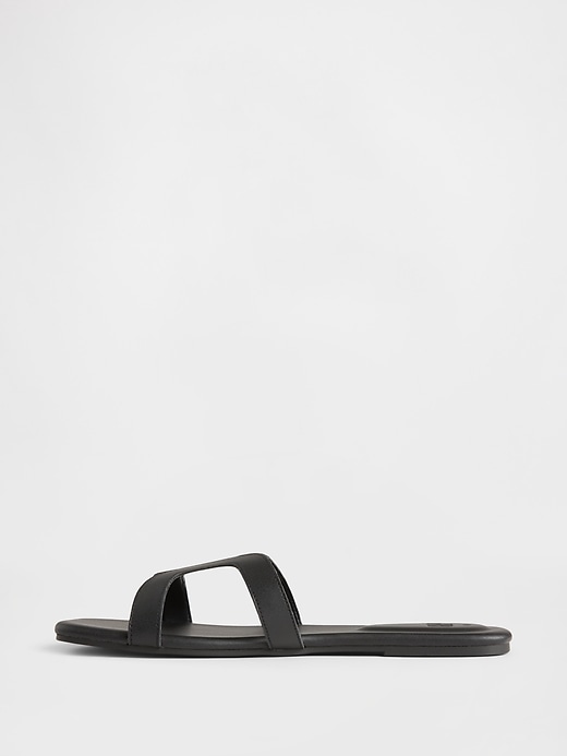 Image number 5 showing, Vegan-Leather Flip Flops