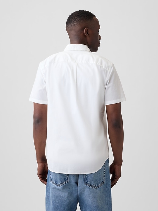 Image number 2 showing, Stretch Poplin Shirt in Standard Fit