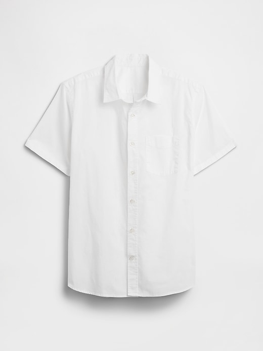 Image number 4 showing, Stretch Poplin Shirt in Standard Fit