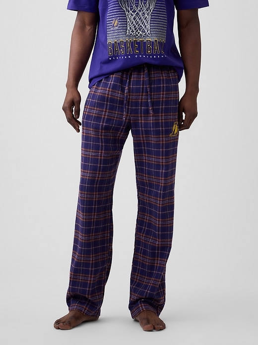 Image number 3 showing, NBA Flannel PJ Pants