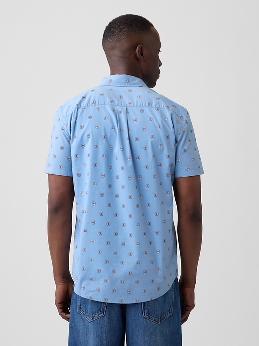 Image number 2 showing, Stretch Poplin Shirt in Standard Fit