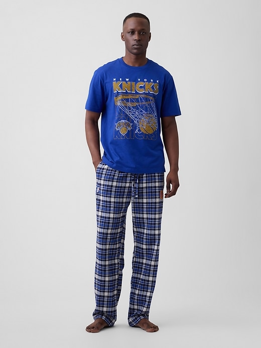 Image number 1 showing, NBA Flannel PJ Pants