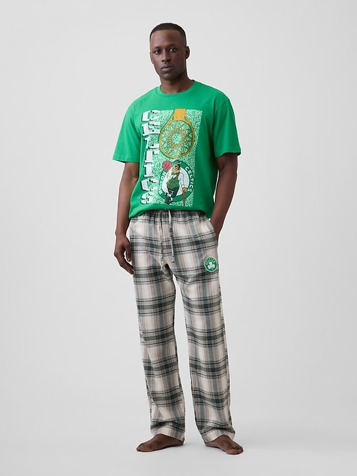 Image number 1 showing, NBA Flannel PJ Pants