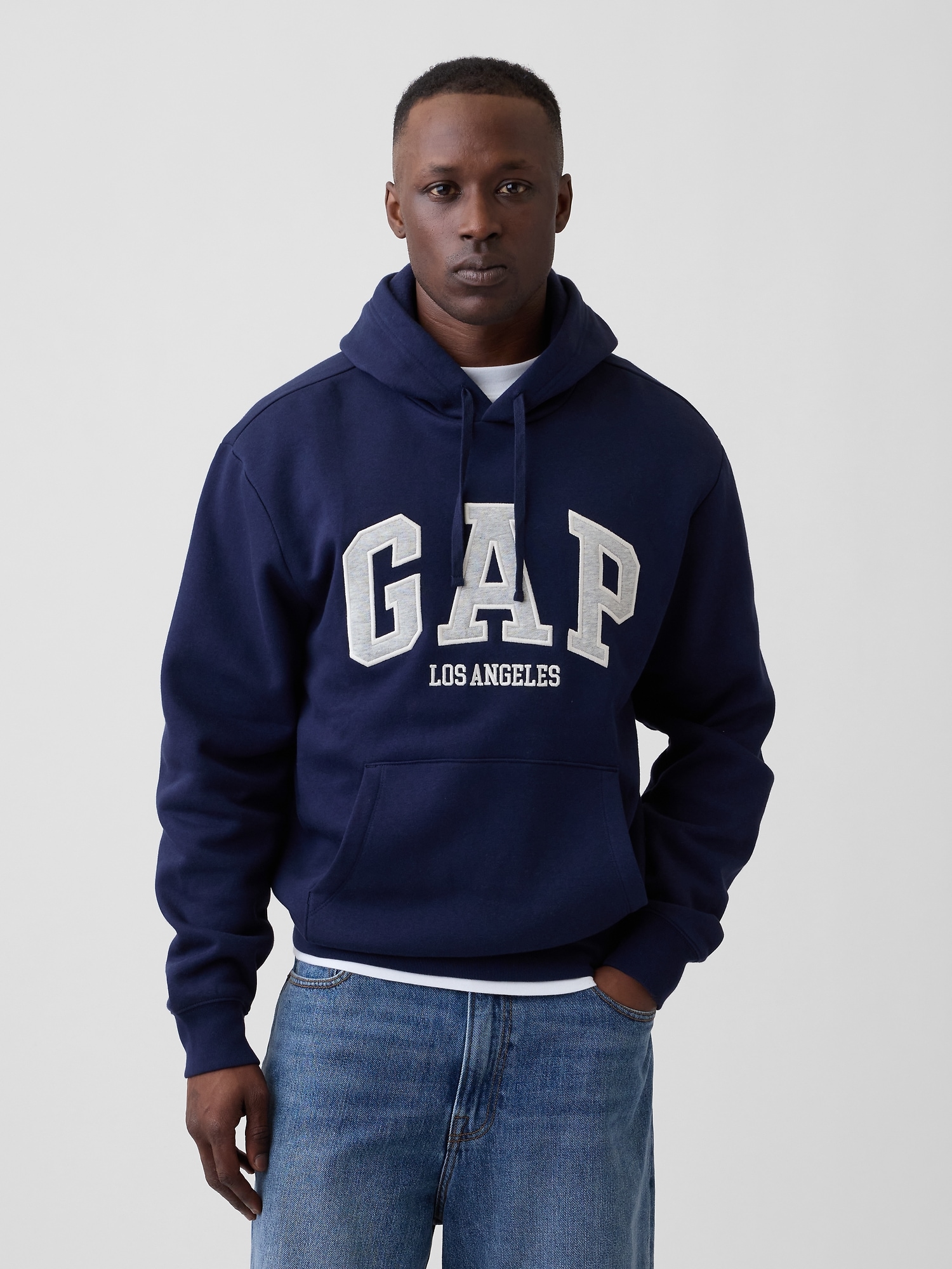 Relaxed Gap City Logo Hoodie