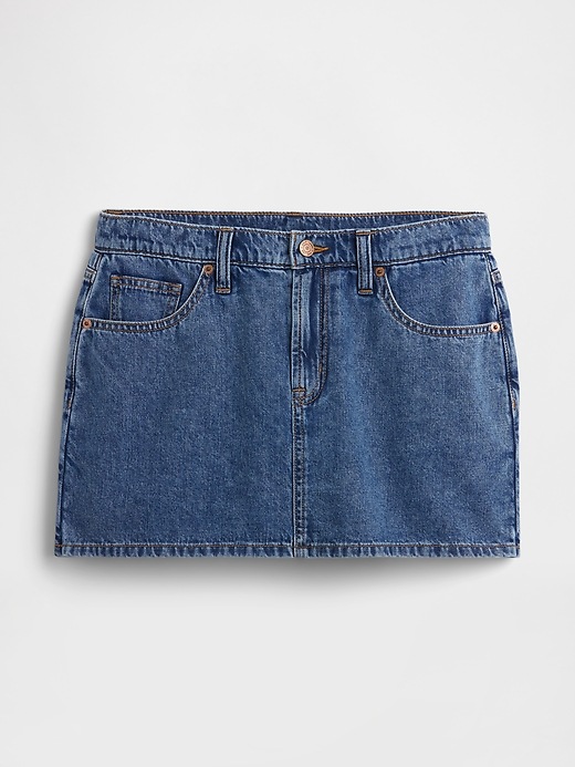 Image number 5 showing, Denim Mini Skort