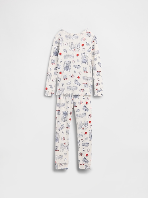 Image number 3 showing, babyGap NYC Print PJ Set