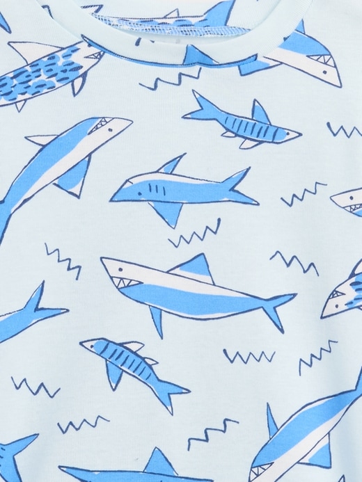 Image number 2 showing, Kids & babyGap Shark Print PJ Set