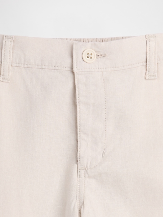 Image number 3 showing, Kids Relaxed Linen-Blend Pants