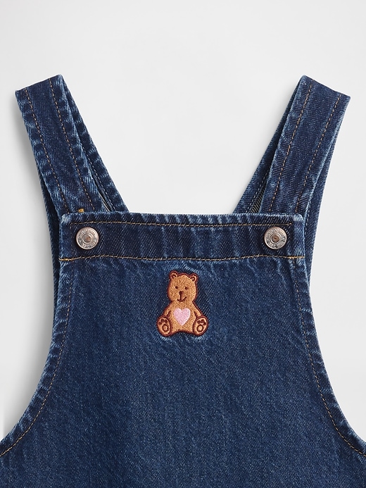 Image number 3 showing, babyGap Brannan Bear Denim Skirtall