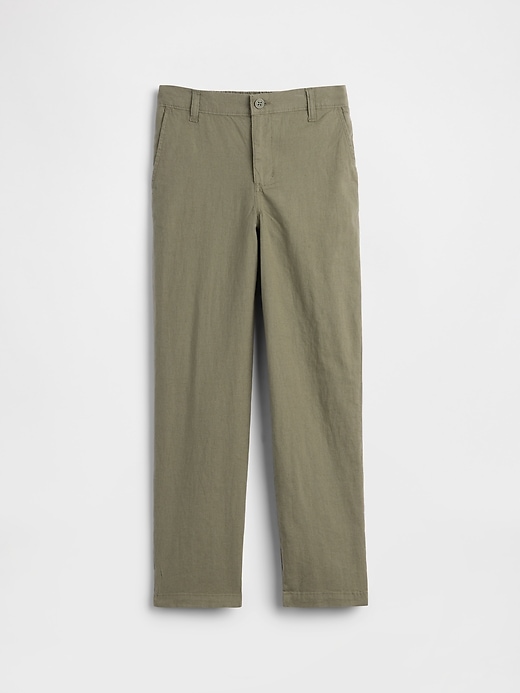Image number 1 showing, Kids Relaxed Linen-Blend Pants