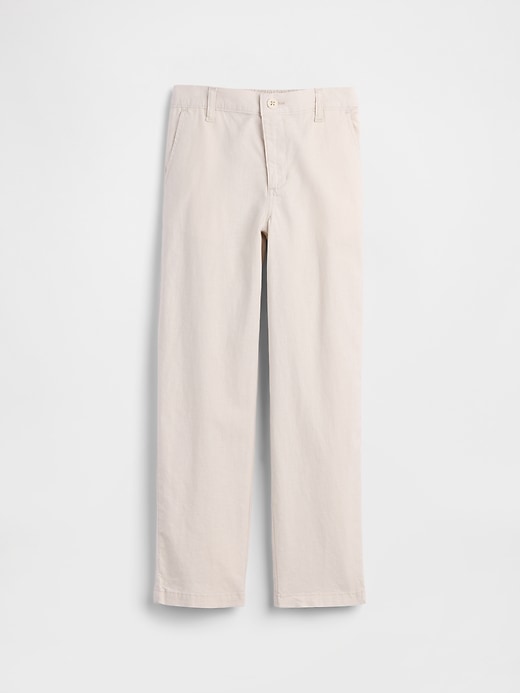 Image number 1 showing, Kids Relaxed Linen-Blend Pants