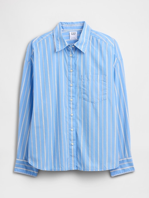 Image number 5 showing, Oversized Shirt in Poplin
