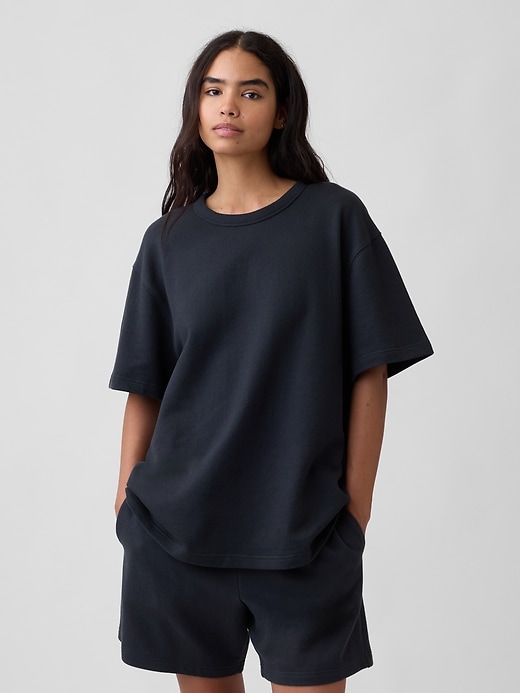 Image number 4 showing, Adult Relaxed French Terry T-Shirt