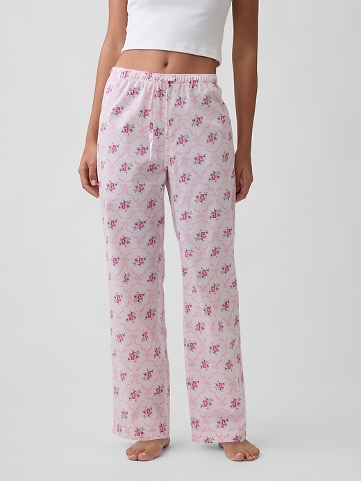 Image number 3 showing, Poplin PJ Pants