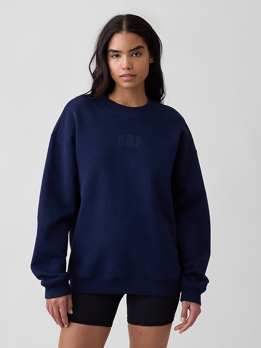 Image number 4 showing, Adult Relaxed Gap Mini-Logo Sweatshirt