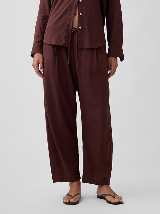Image number 2 showing, Mid Rise Pull-On Barrel Pants