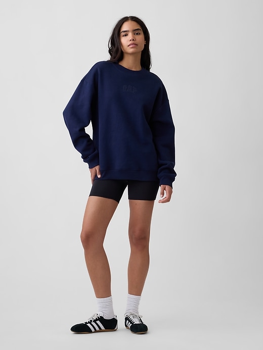 Image number 5 showing, Adult Relaxed Gap Mini-Logo Sweatshirt