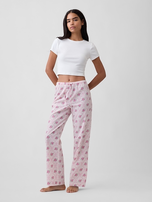 Image number 1 showing, Poplin PJ Pants