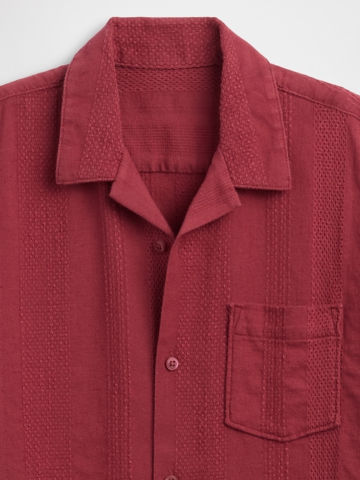 Image number 3 showing, Kids Textured Vacay Shirt