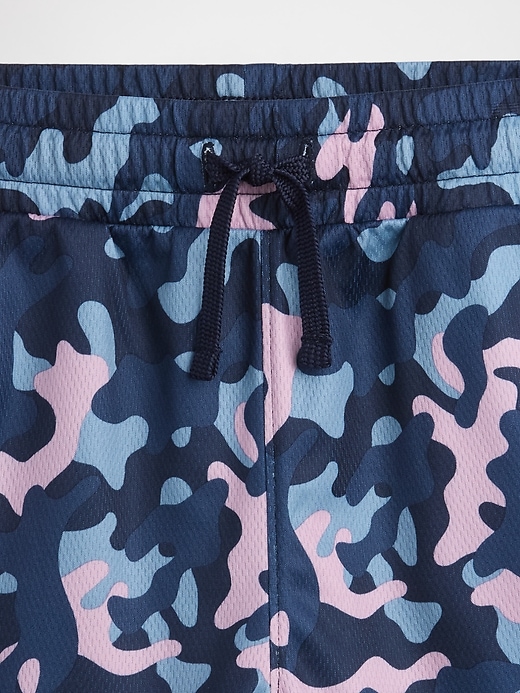 Image number 3 showing, Kids 100% Recycled Pull-On Mesh Shorts