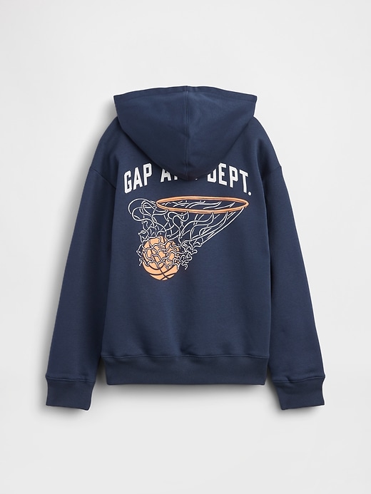 Image number 1 showing, Kids Relaxed Graphic Hoodie
