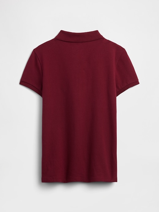 Image number 2 showing, Kids Uniform Stretch Pique Polo Shirt