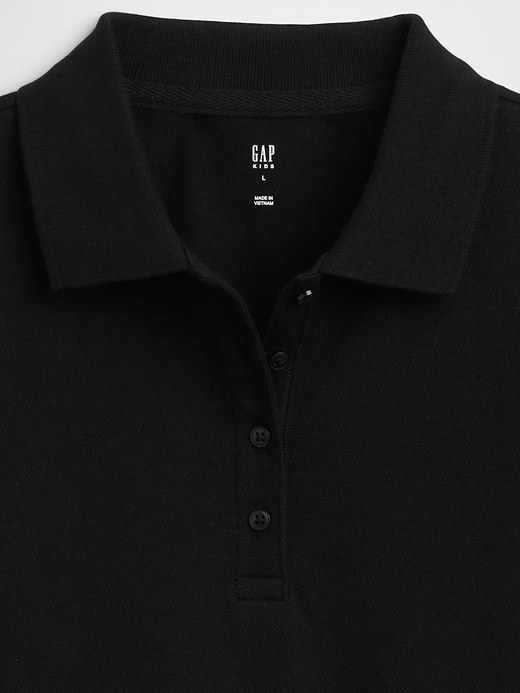 Image number 3 showing, Kids Uniform Stretch Pique Polo Shirt