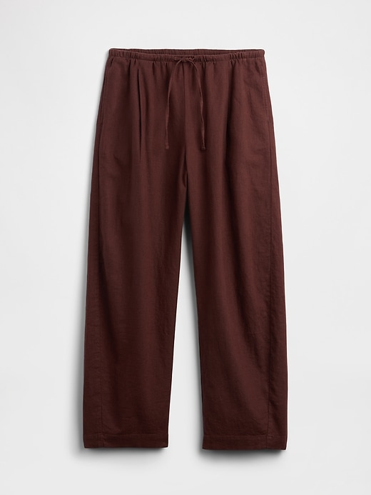 Image number 7 showing, Mid Rise Pull-On Barrel Pants