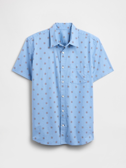 Image number 5 showing, Stretch Poplin Shirt in Standard Fit