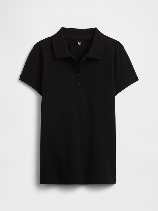 Image number 1 showing, Kids Uniform Stretch Pique Polo Shirt