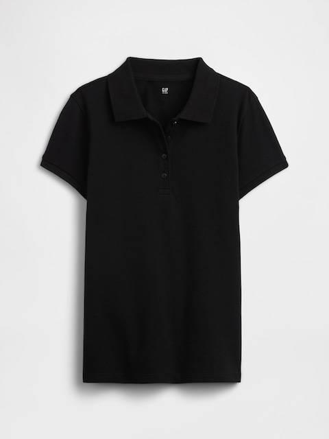 Kids Uniform Stretch Pique Polo Shirt