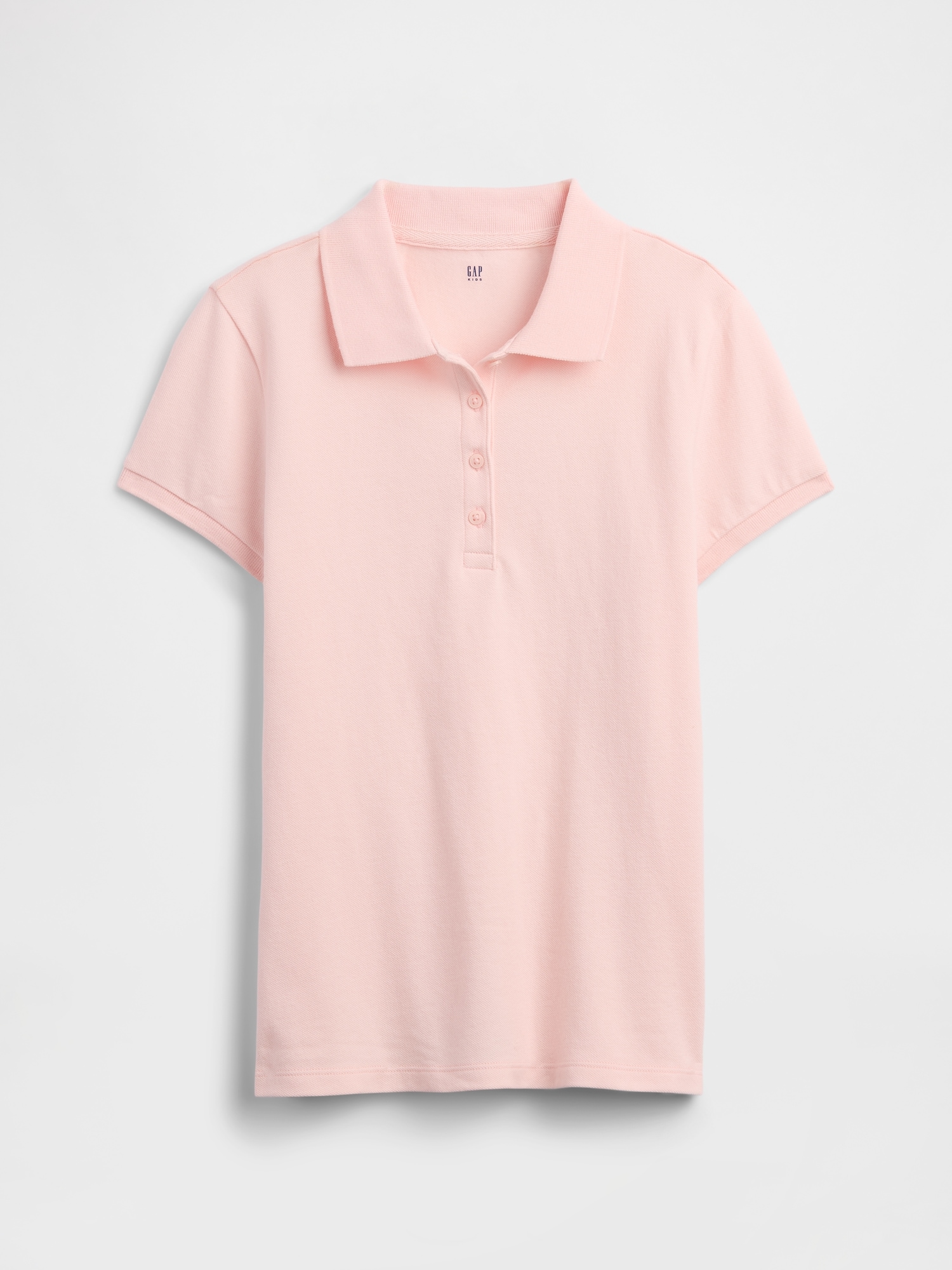 Kids Uniform Stretch Pique Polo Shirt