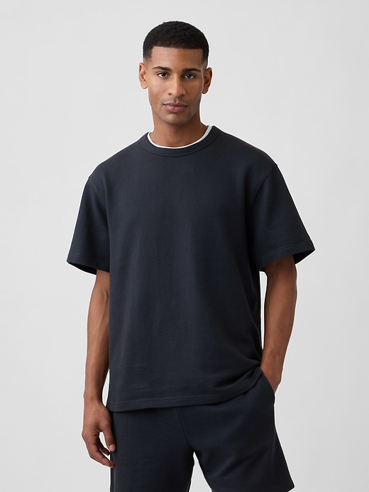 Image number 1 showing, Adult Relaxed French Terry T-Shirt