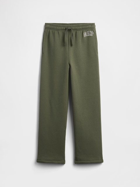 Kids Relaxed Gap Logo Straight-Leg Sweatpants