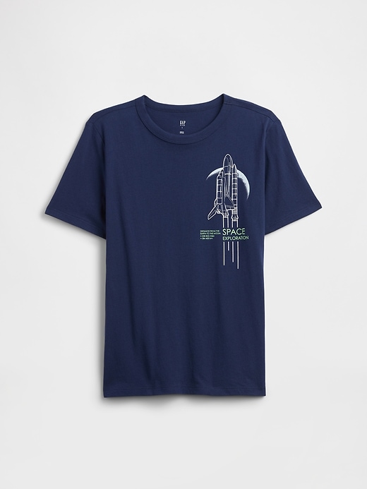 Image number 1 showing, Kids Space Graphic T-Shirt
