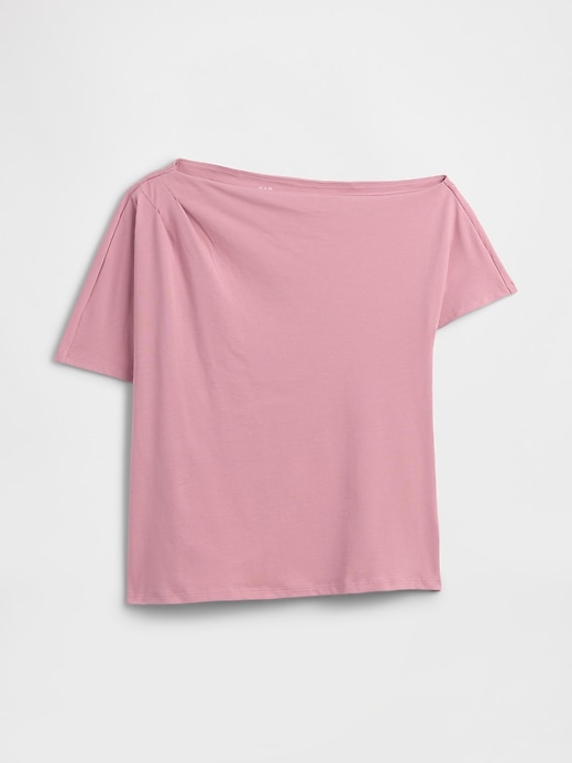 Image number 1 showing, Stretch Jersey One-Shoulder Top