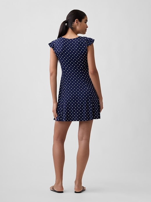 Image number 2 showing, V-Neck Mini Dress