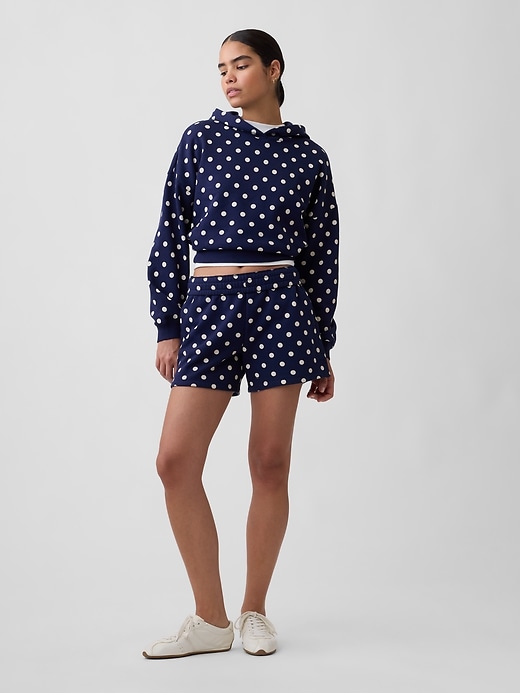 Image number 3 showing, Relaxed Gap Mini-Logo Cropped Hoodie