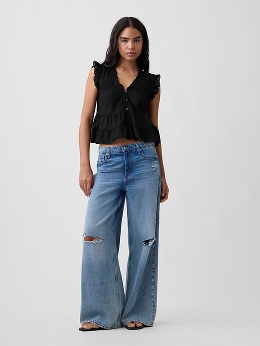 Image number 3 showing, Tiered Ruffle Top