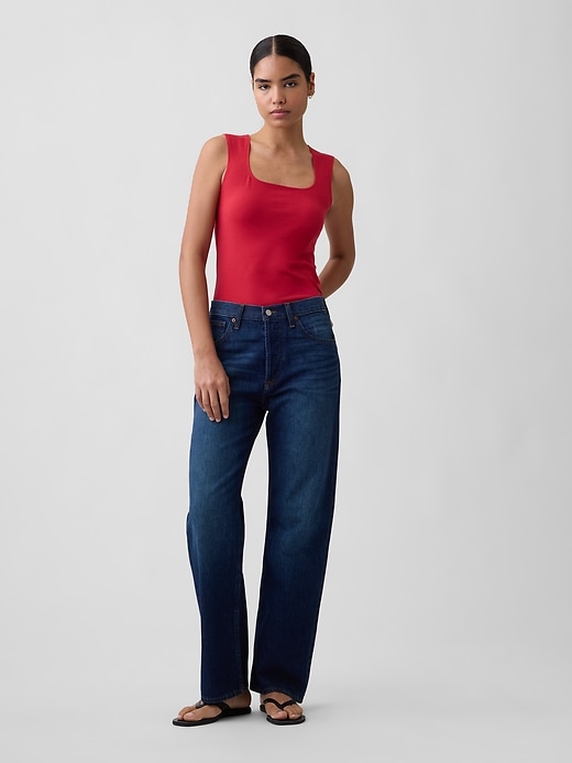 Image number 3 showing, Squareneck Shell Tank Top