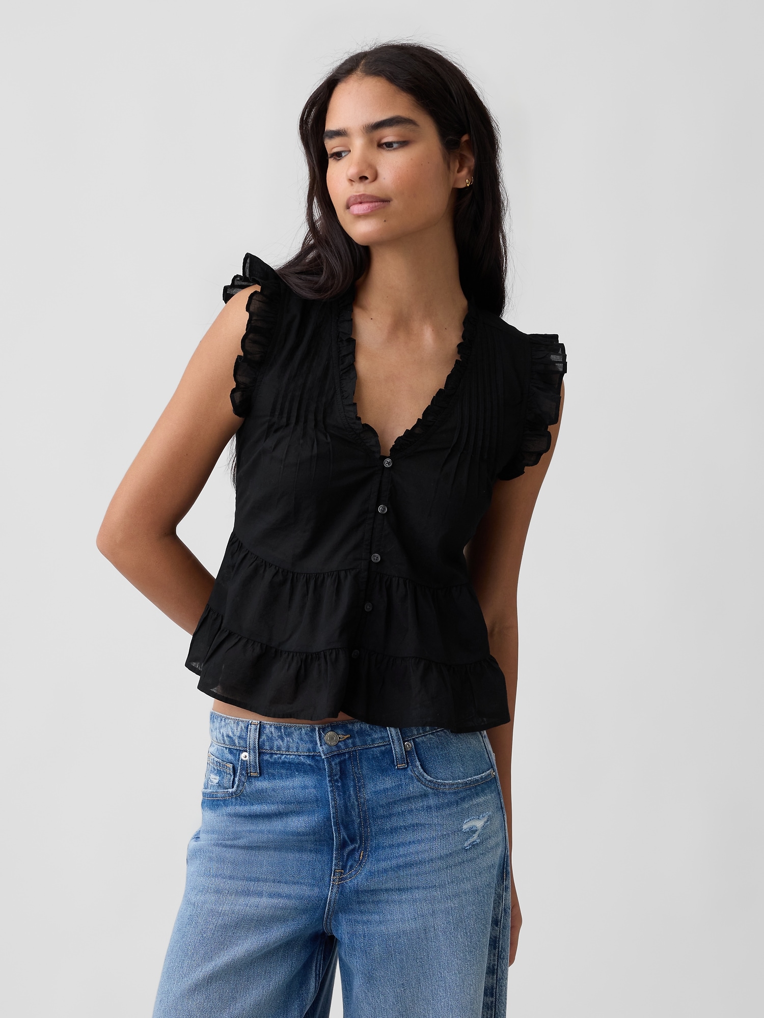 Tiered Ruffle Top