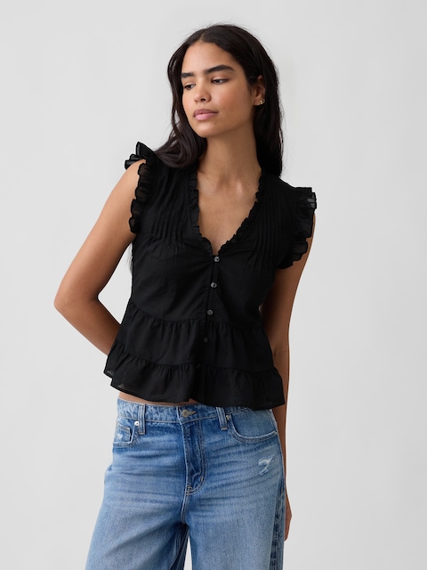 Tiered Ruffle Top