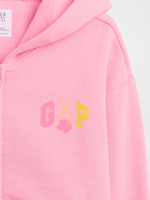 Image number 3 showing, Kids Relaxed Gap Logo Zip Hoodie