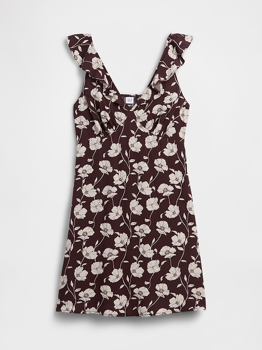 Image number 6 showing, Ruffle V-Neck Mini Dress