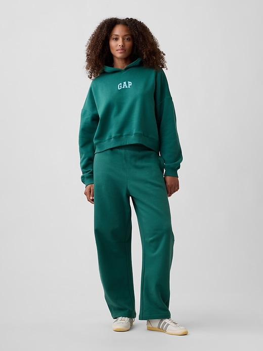 Image number 3 showing, Relaxed Gap Mini-Logo Cropped Hoodie