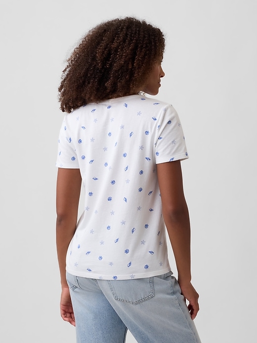 Image number 2 showing, Favorite Print V-Neck T-Shirt